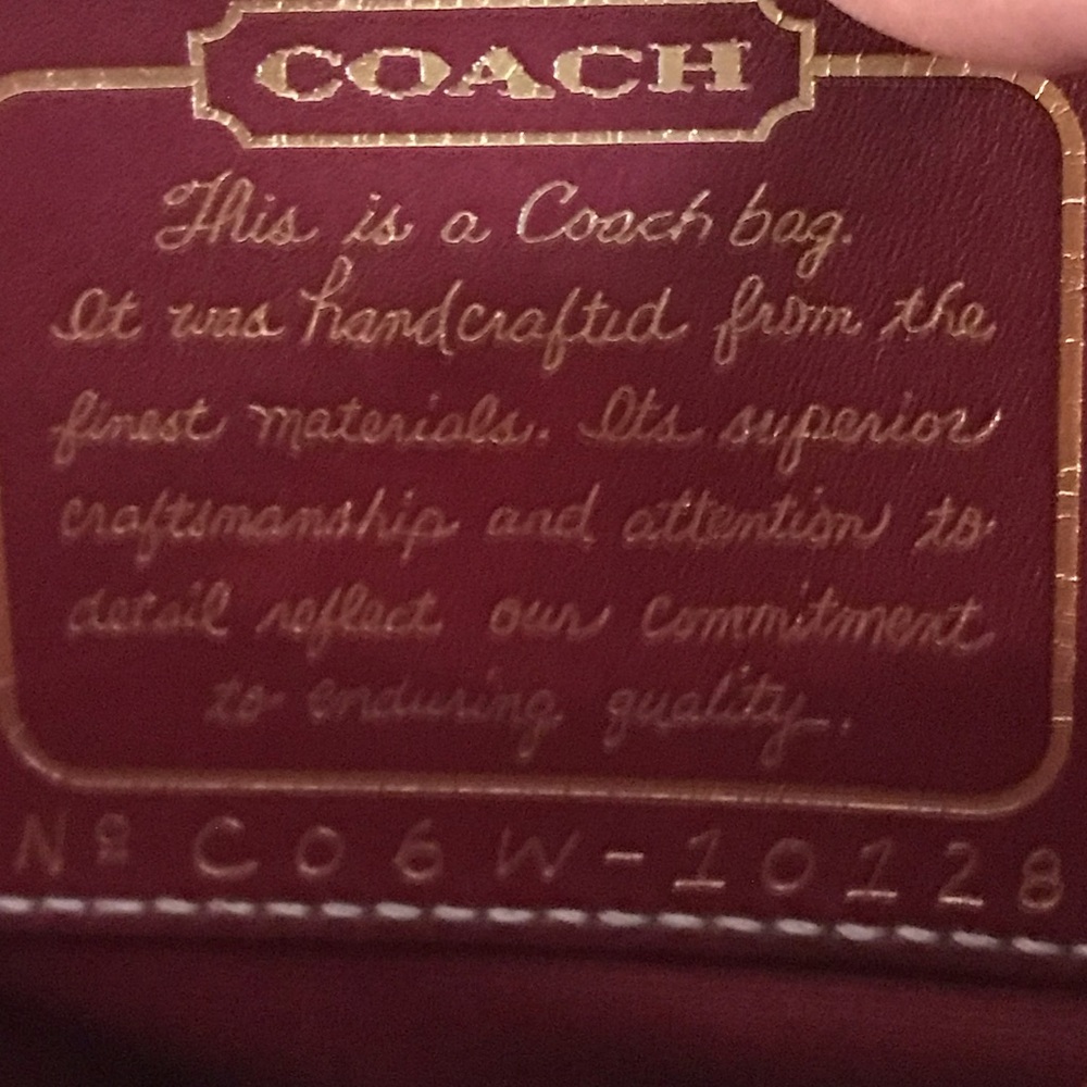 Coach Vintage Signature Swingback Crossbody Purse, Y2K 2006, 10128 - Picture 4 of 16